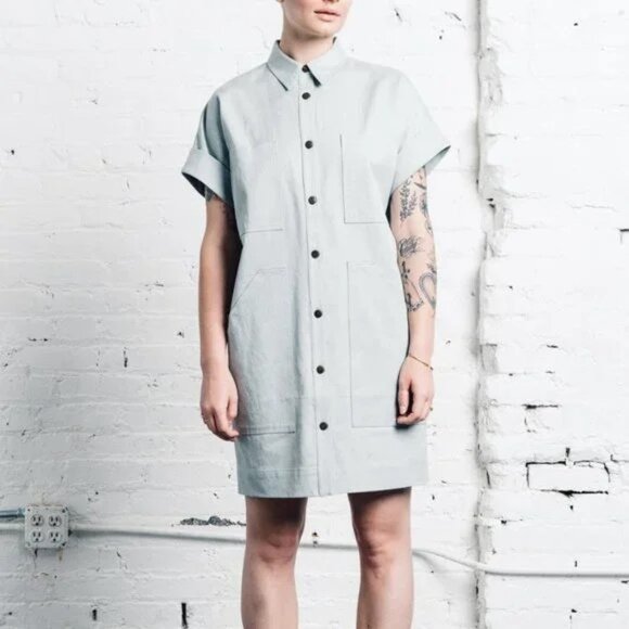 Mara Hoffman Nika Dress in Sage Green, Size XL, Excellent Preowned Condition - Picture 11 of 11